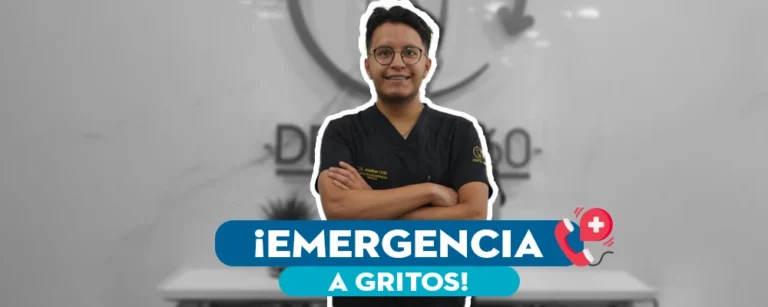 Odontólogo explicando qué hacer en una emergencia dental y cuándo acudir por dolor intenso o trauma dental