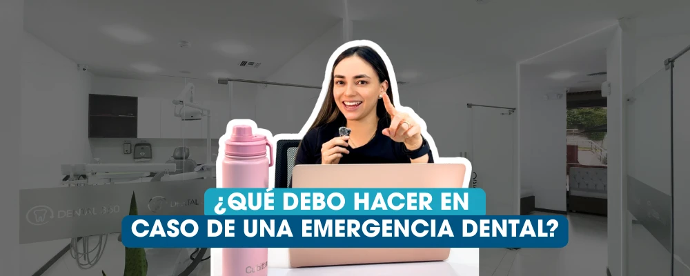Paciente con dolor dental recibiendo orientación sobre emergencias dentales y atención inmediata en Dental360
