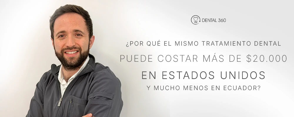 Paciente internacional durante evaluación para tratamiento dental en Ecuador