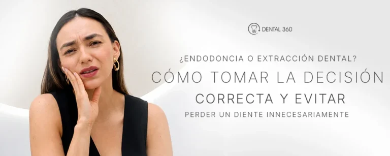Odontólogo evaluando si un paciente necesita endodoncia o extracción dental
